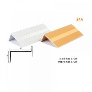 ALU Lajsna 244 Srebrna 3 m
