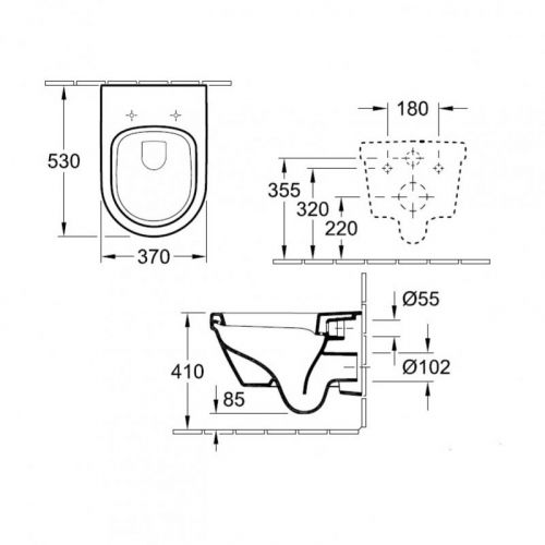 WC Šolja VILLEROY & BOCH OMNIA ARCHITECTURA  5684HR01 Sa Daskom
